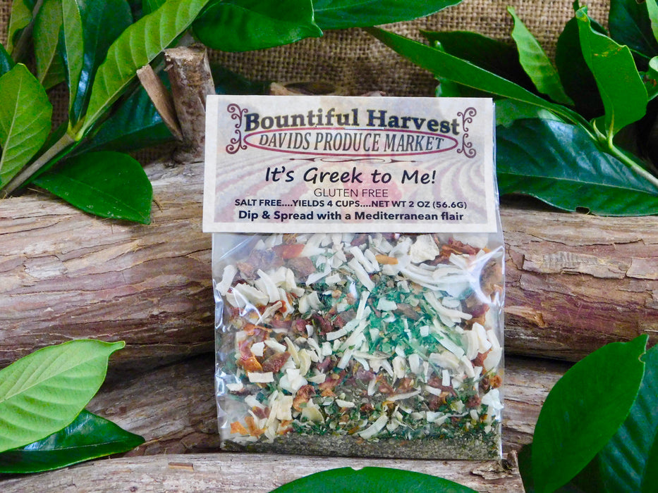 Bountiful Harvest Dips / It`s Greek to Me Seasoning Dip Mix